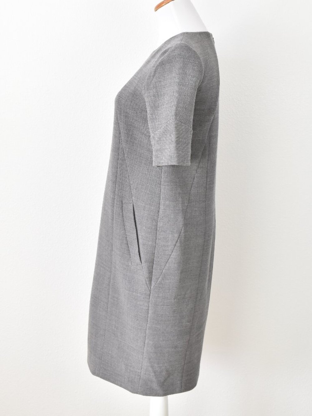 Brooks Brothers Seam Wool Sheath Dress - 4 - Picture 6 of 10
